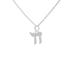 Collier argent 925 Haï martelé 42 cm