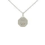 925 silver necklace with "true love" medal