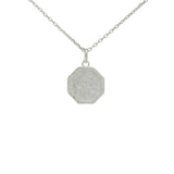 925 silver necklace with "true love" medal