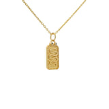 Gold plate snake and zircon necklace