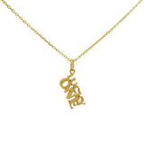Collier doré Lucky One 42 cm