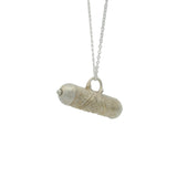 925 silver necklace large lucky talisman