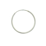 Fine 925 silver creoles