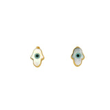 Puces d'oreilles main de fatma et oeil