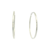 Fine 925 silver creoles