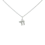 Collier argent 925 petit Haï avec zircons 42 cm