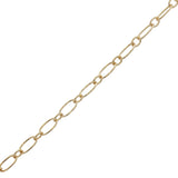 Collier doré médaille texturée oeil onyx verte 42 cm