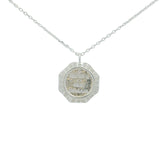 Silver necklace + than yesterday - than tomorrow
