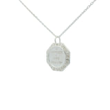 Silver necklace + than yesterday - than tomorrow