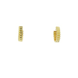 Mini créoles barres dorées