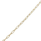 Collier doré croix lapis lazulis 42 cm