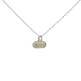 Collier en argent 925 avec talisman mate 42cm