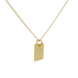 Collier doré médaille "amis pour la vie" 42cm