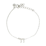 Bracelet argent Haï martelé
