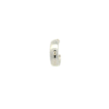 Mini créole ouverte en argent 925 lisse