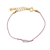 Bracelet pierres naturelles rectangle