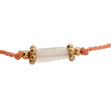 Bracelet cordon et pierre