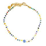 Bracelet perles miyuki et oeil