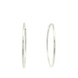 Fine 925 silver creoles