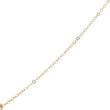 Collier doré petit oeil avec zircon 38 cm