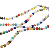Collier doré poisson rond 38 cm