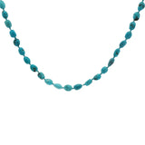 Collier doré et turquoise 38cm