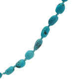 Collier doré et turquoise 38cm