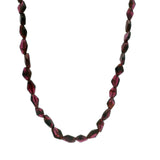 Diamond stone necklace