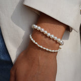 Bracelet perle de culture irrégulières