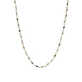 Santa Maria Necklace in 925 Silver and Tourmaline