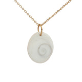 Collier doré oeil de Sainte Lucie 42 cm