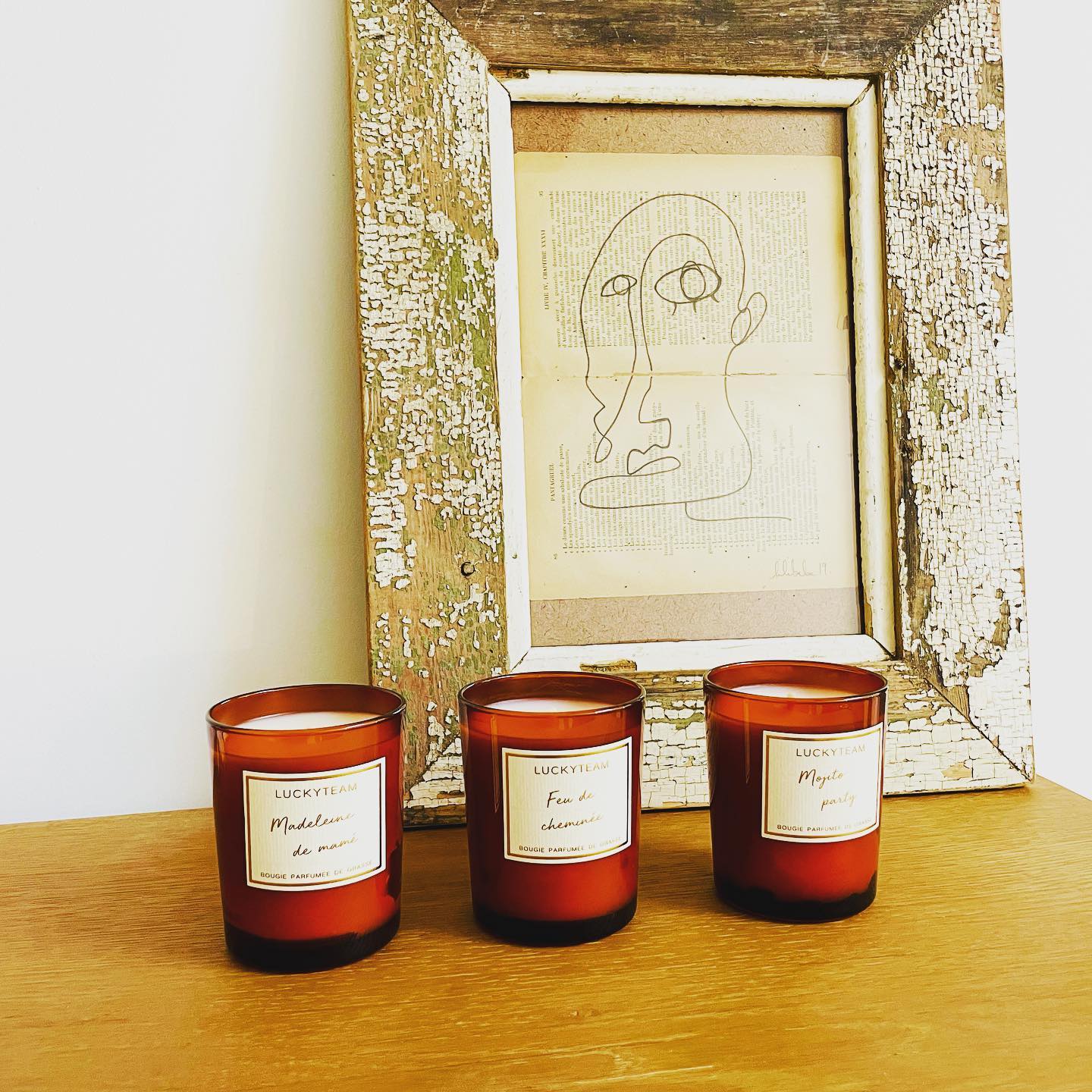 Luckyteam bougie parfumée