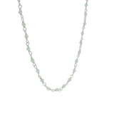 Santa Maria Necklace in 925 Silver and Prehnite