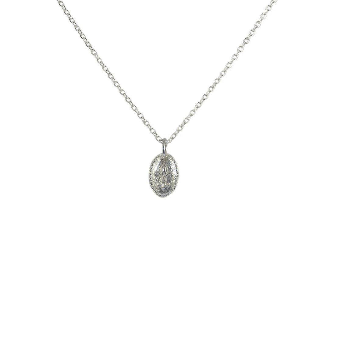 Luckyteam bijoux femme argent 925 collier fleur de lys
