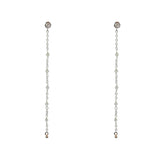 Boucles argent 925 santa maria longues - PREHNITE