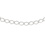 Bracelet de cheville argent 925 maille rombo