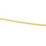 Collier doré forcat limée 1,35 mm