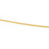 Collier doré forcat limée 1,35 mm