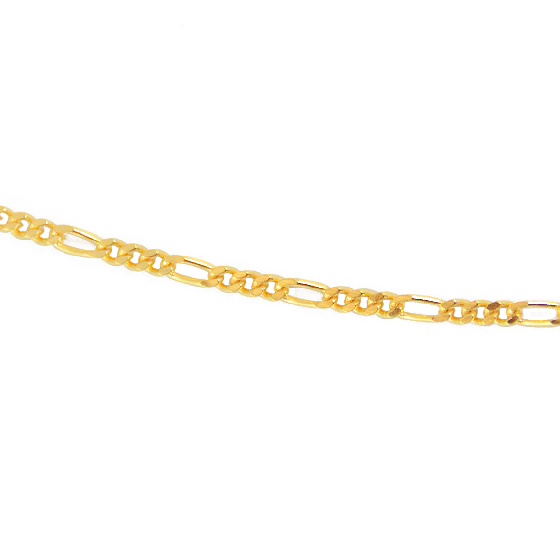 Collier doré figaro alternée