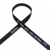doudou...tu viens plus aux soirees??? - Bracelet Satin -