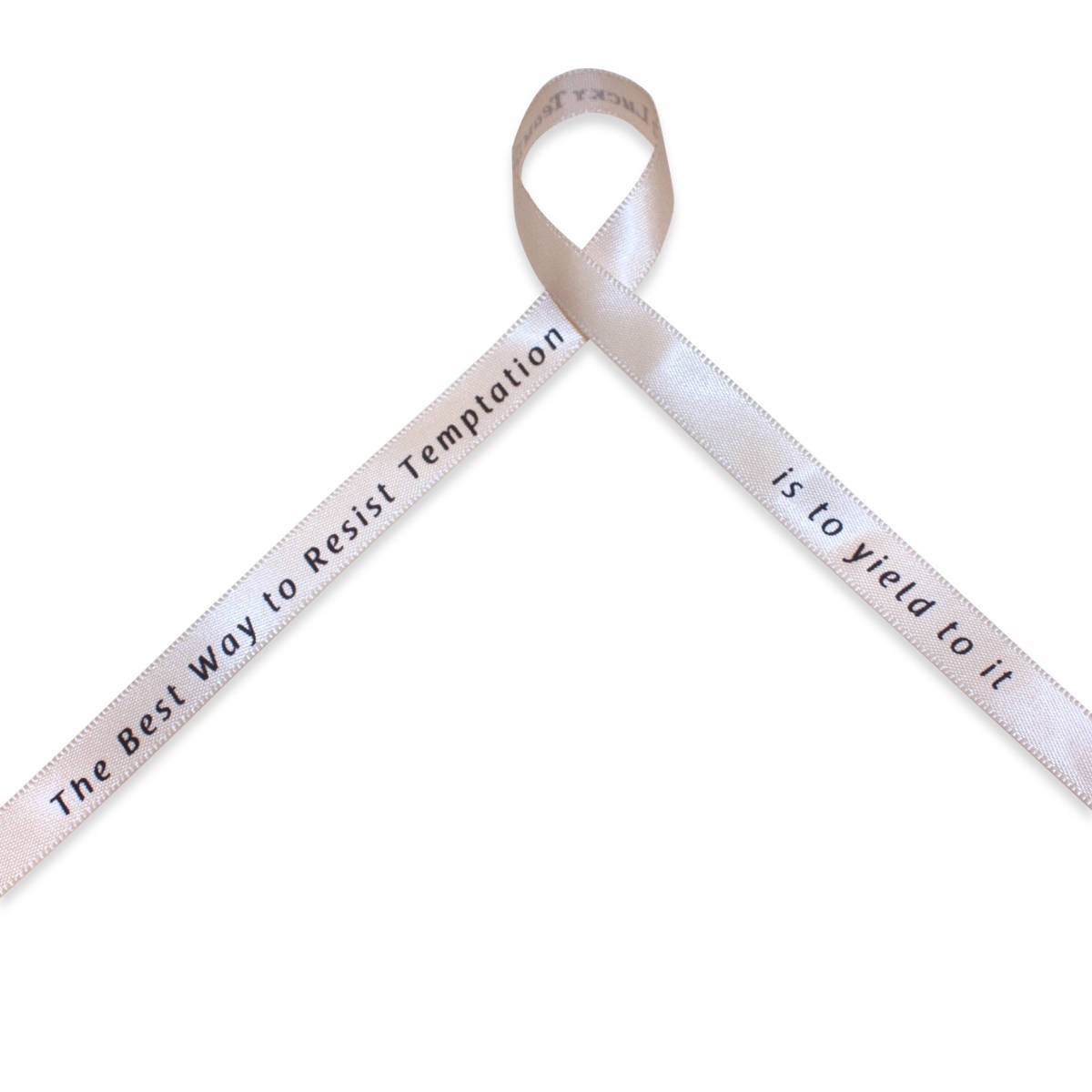 the best way to resist temptation is to yield to it -