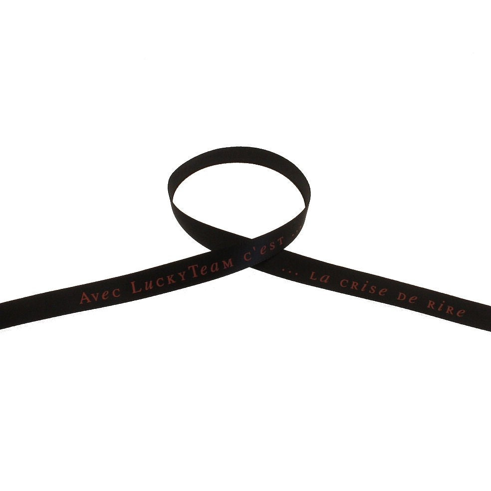 avec luckyteam c’est la crise rire - Bracelet Satin -