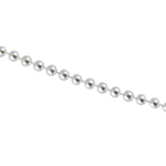 Collier argent maille boule