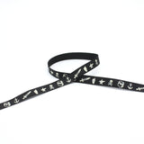 motif corse tête de maure ancre pirate - Bracelet satin