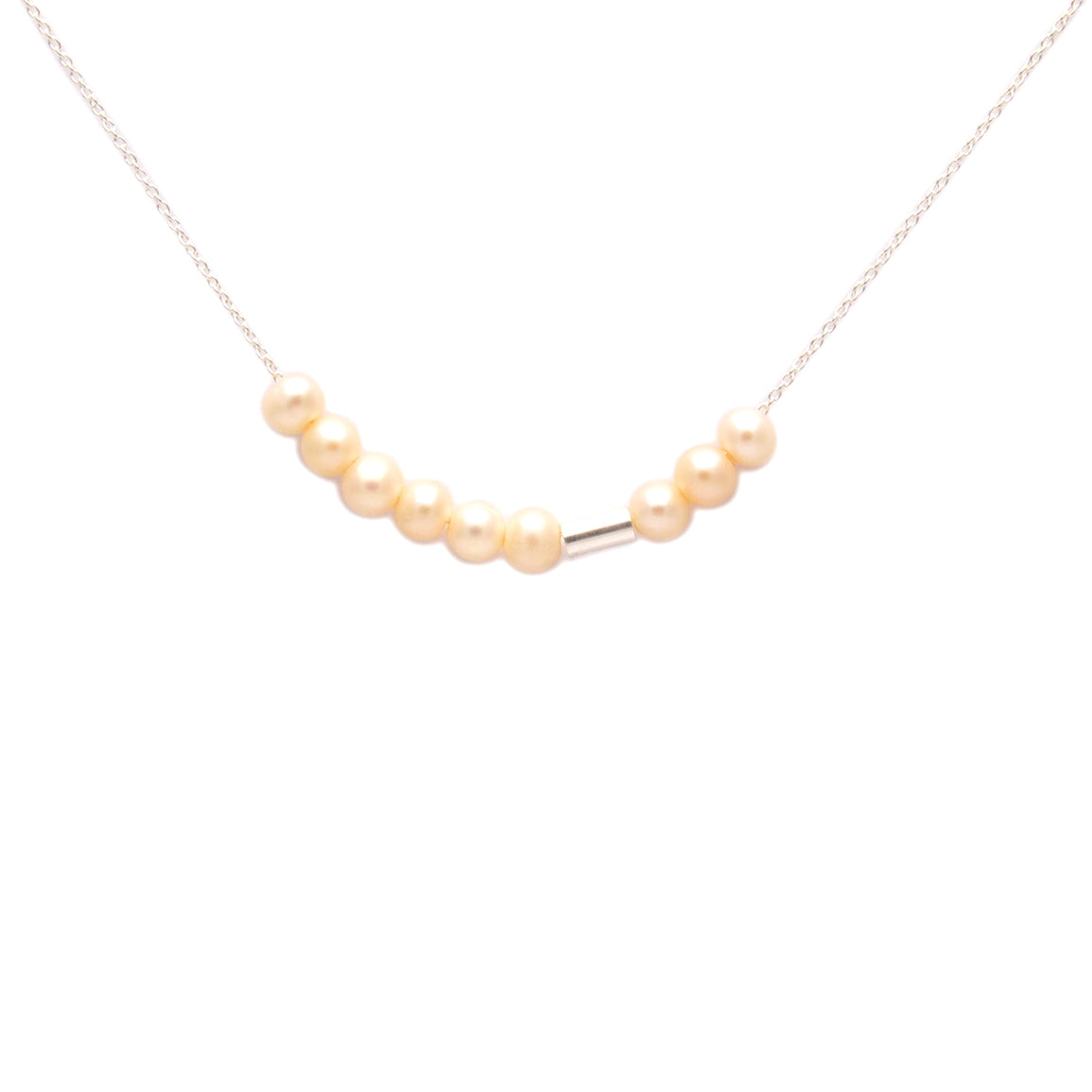 Collier en argent 925 et perles de culture