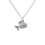 Collier poisson argent 925 queue articulée
