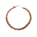 Bracelet tressé coloré - MARRON