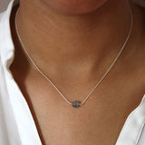Collier argent 925 et labradorite