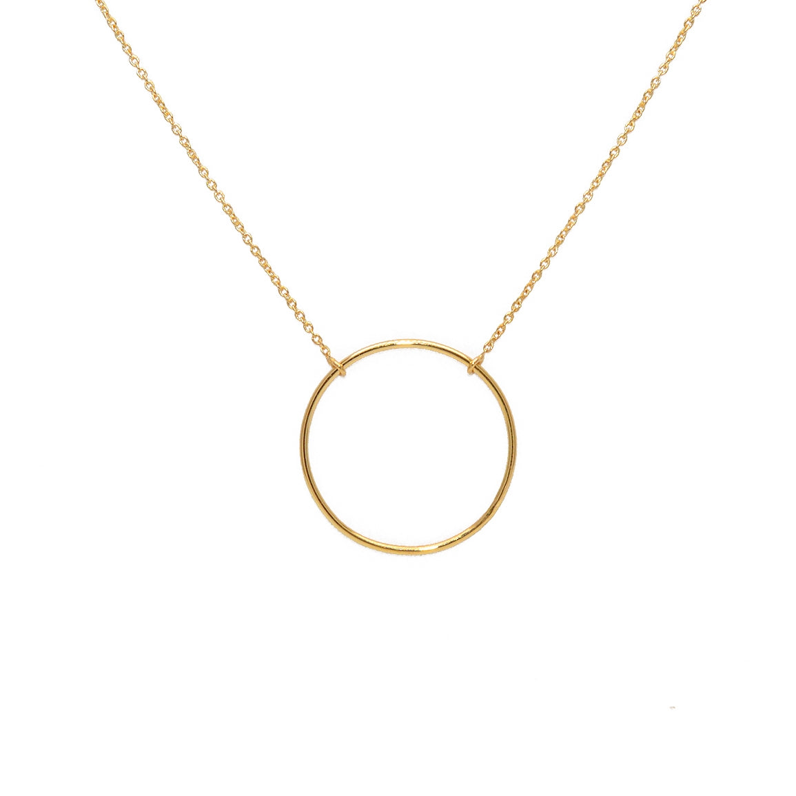 Collier anneau doré