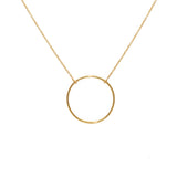 Collier anneau doré